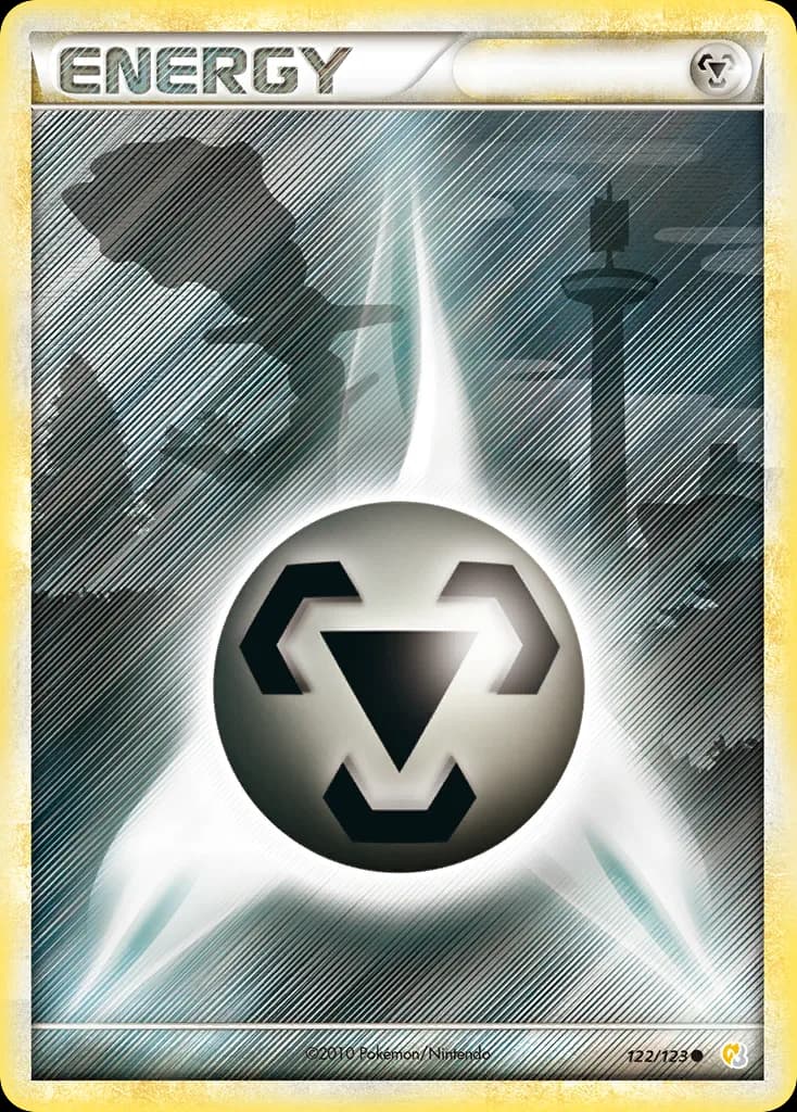HeartGold & SoulSilver Metal Energy card front, 122/123
