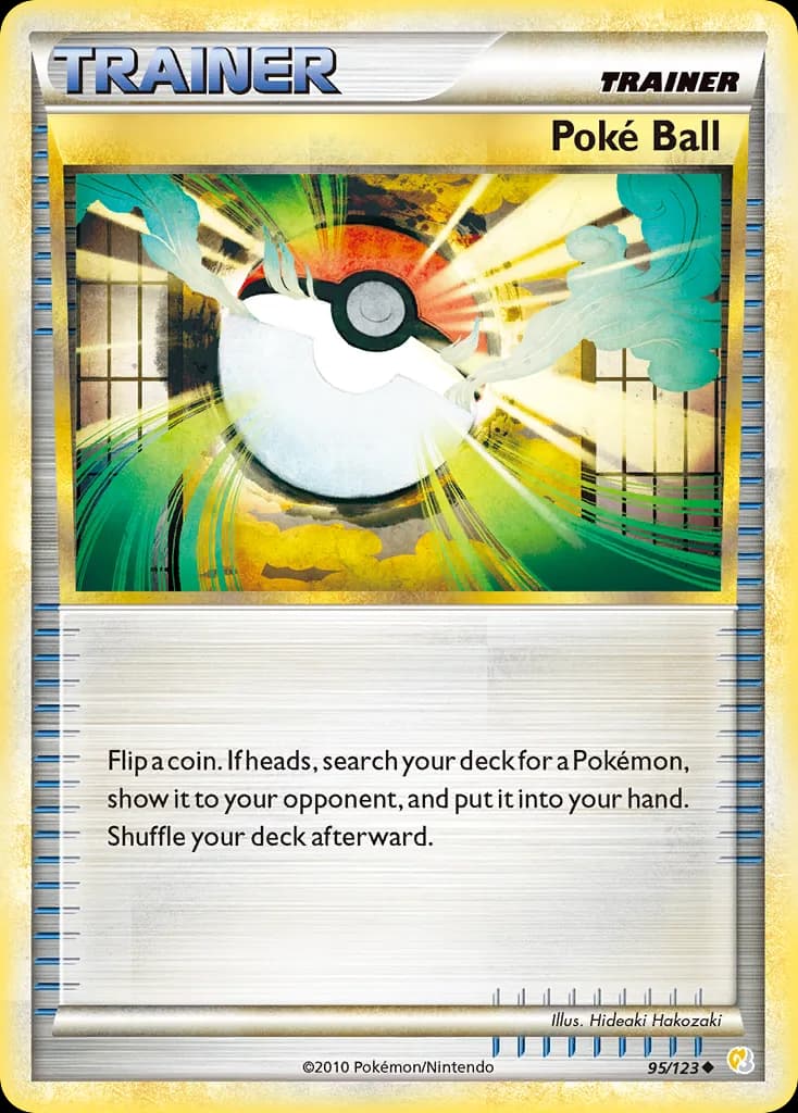 HeartGold & SoulSilver Poké Ball card front, 95/123