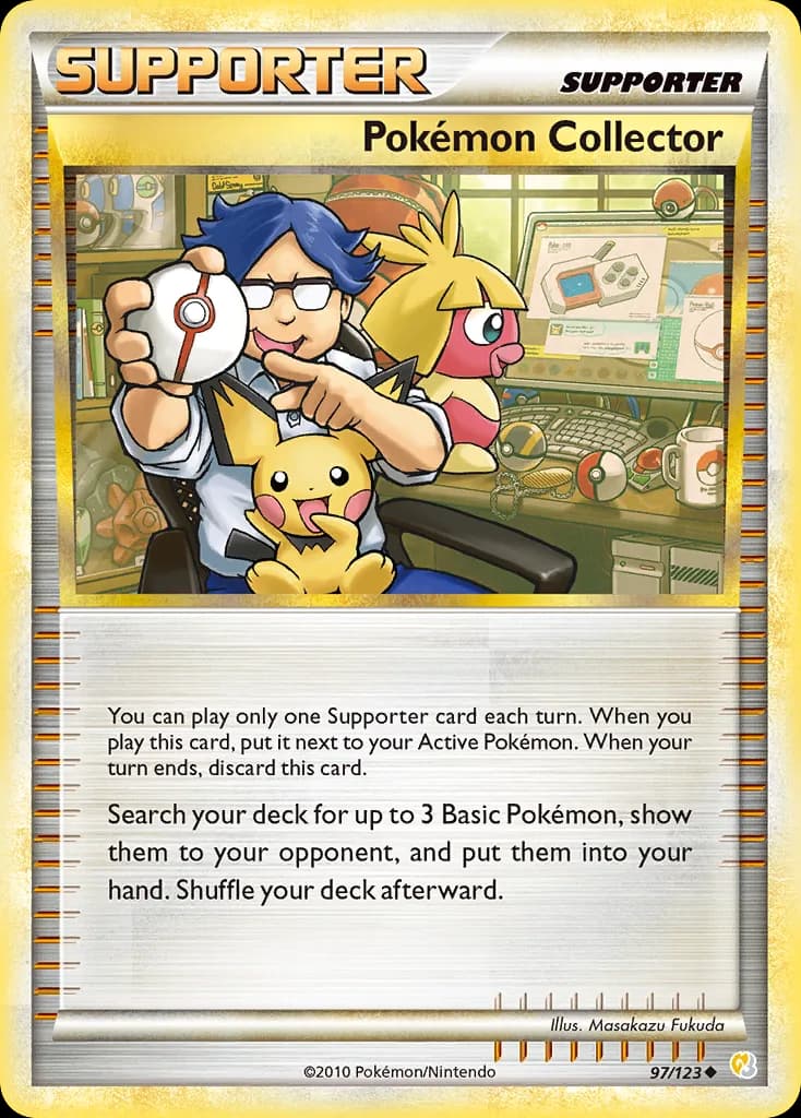 HeartGold & SoulSilver Pokémon Collector card front, 97/123