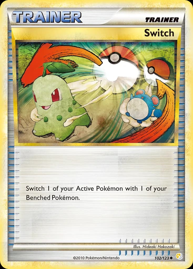 HeartGold & SoulSilver Switch card front, 102/123