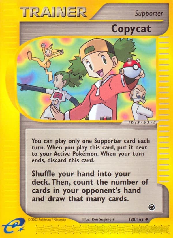 Copycat, Expedition Base Set 138/165, English standard printing card front