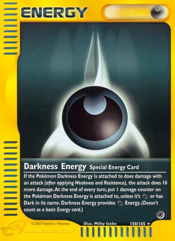 Darkness Energy, Expedition Base Set 158/165, English standard printing card front