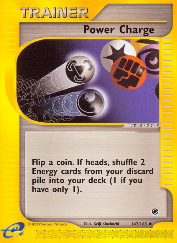 Power Charge, Expedition Base Set 147/165, English standard printing card front
