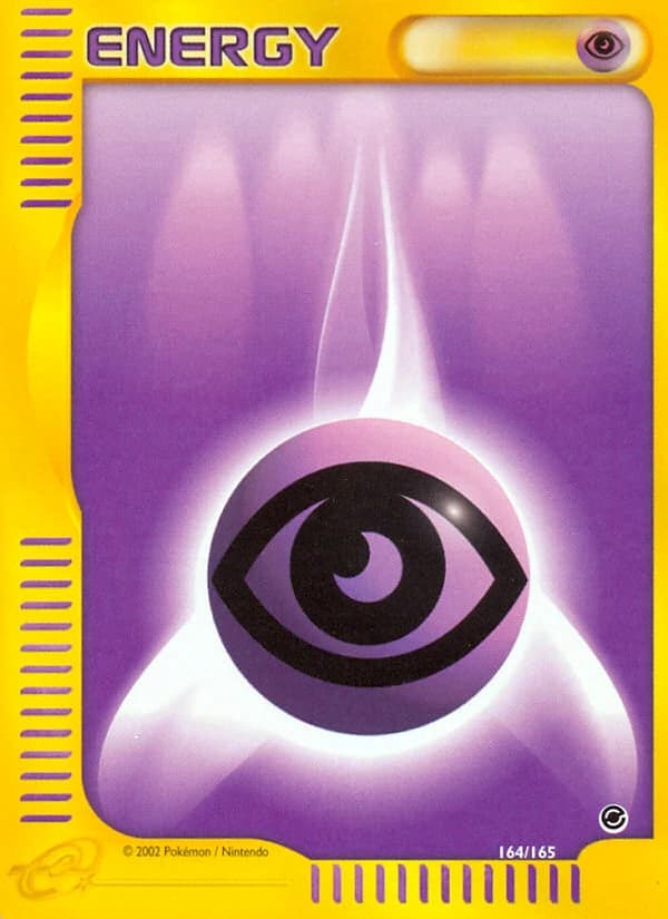 Psychic Energy, Expedition Base Set 164/165, English standard printing card front