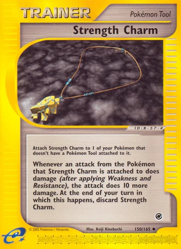 Strength Charm, Expedition Base Set 150/165, English standard printing card front
