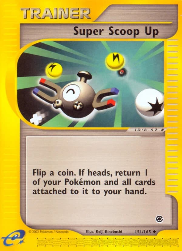 Super Scoop Up, Expedition Base Set 151/165, English standard printing card front