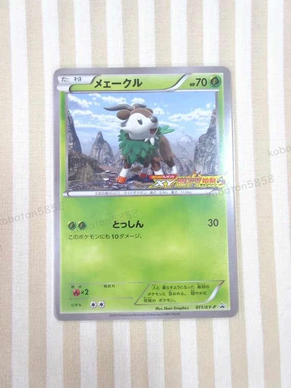 Skiddo card front, XY-P Promotional Cards 011/XY-P