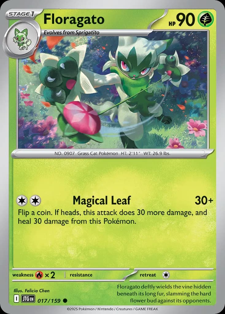 Journey Together Floragato card front, 17/159