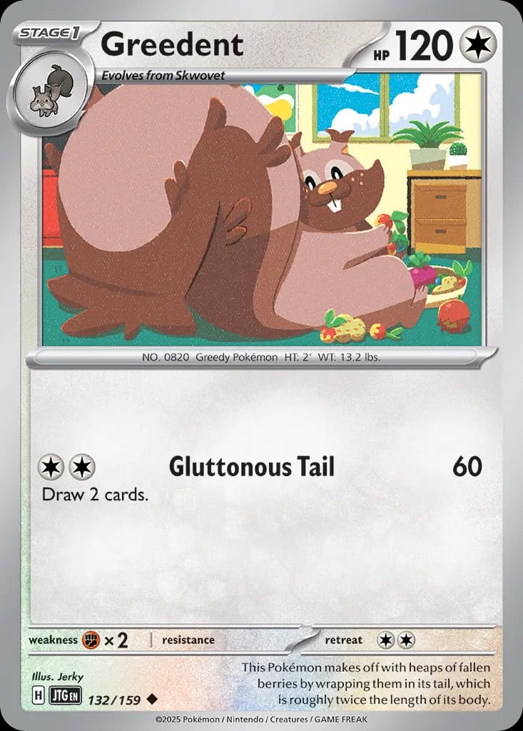 Journey Together Greedent card front, 132/159