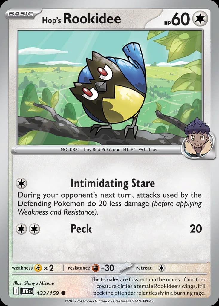 Journey Together Hop's Rookidee card front, 133/159