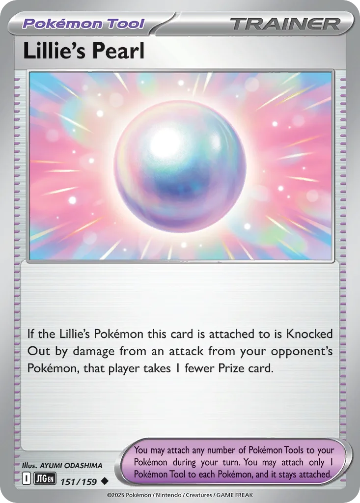 Journey Together Lillie's Pearl card front, 151/159