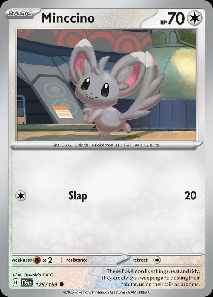 Journey Together Minccino card front, 125/159