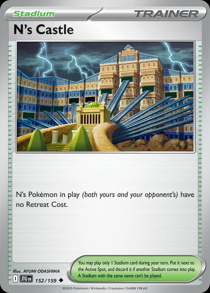 Journey Together N's Castle card front, 152/159