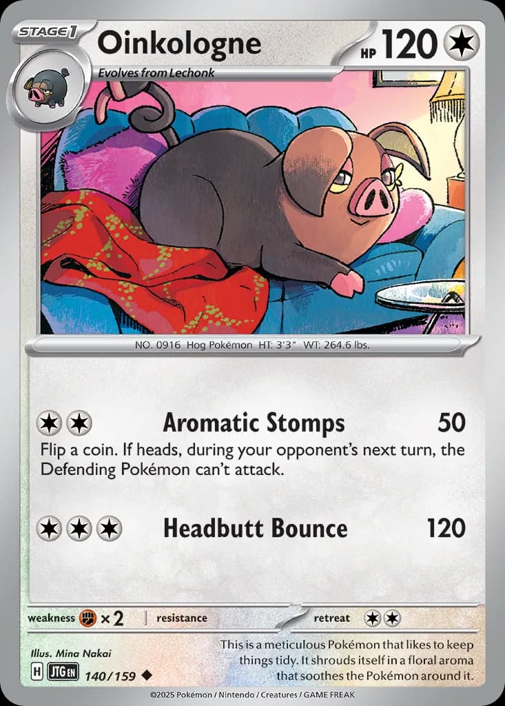 Journey Together Oinkologne card front, 140/159