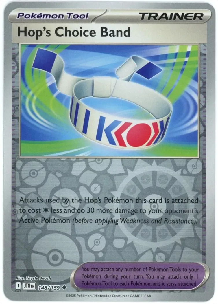Hop's Choice Band reverse holo card front, Journey Together 148/159