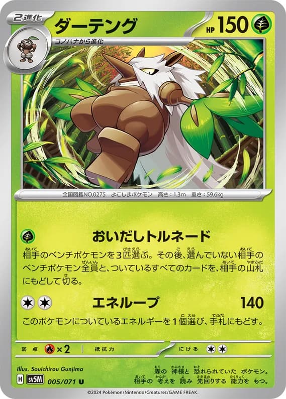 Cyber Judge 5 card front (Shiftry)