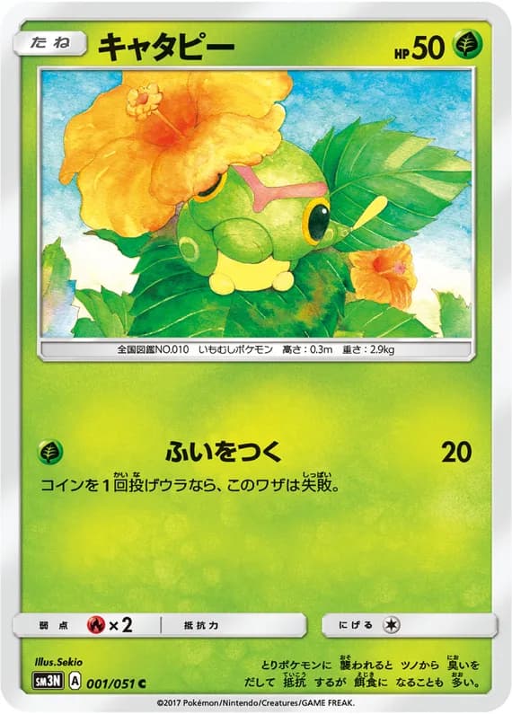 Darkness that Consumes Light 1 card front (Caterpie)