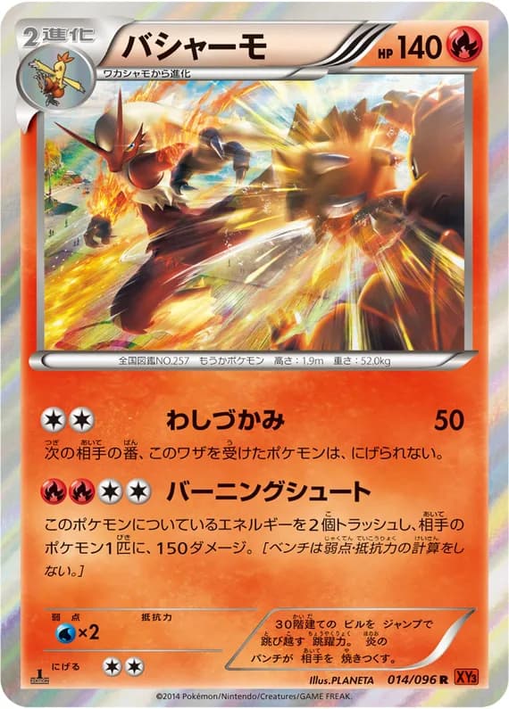 Rising Fist 14 card front (Blaziken)