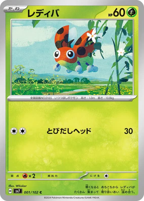 Stellar Miracle 1 card front (Ledyba)