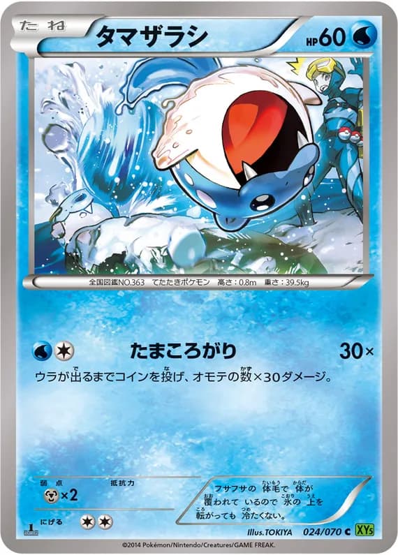 Tidal Storm 24 card front (Spheal)
