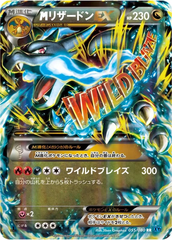 Wild Blaze 55 card front (Charizard)