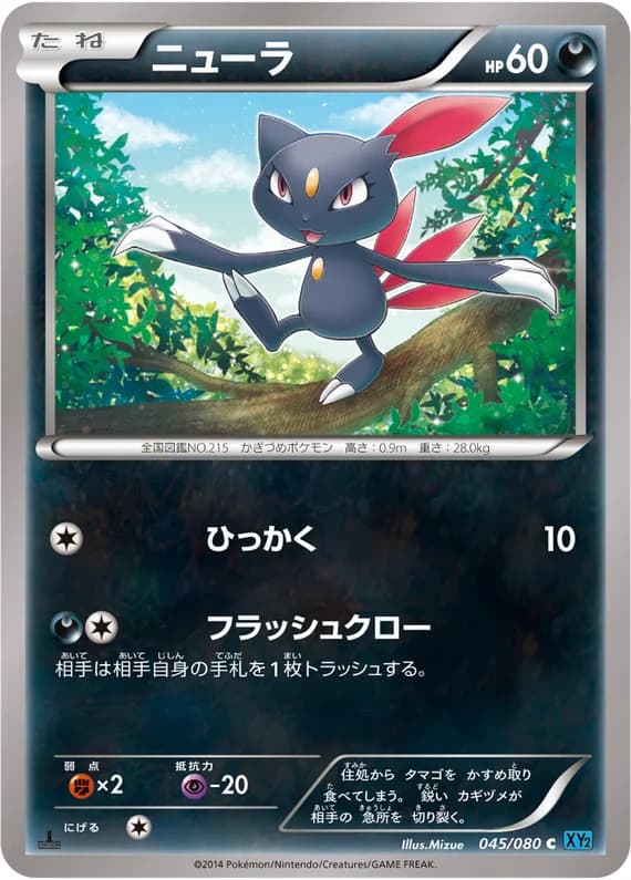Wild Blaze 45 card front (Sneasel)