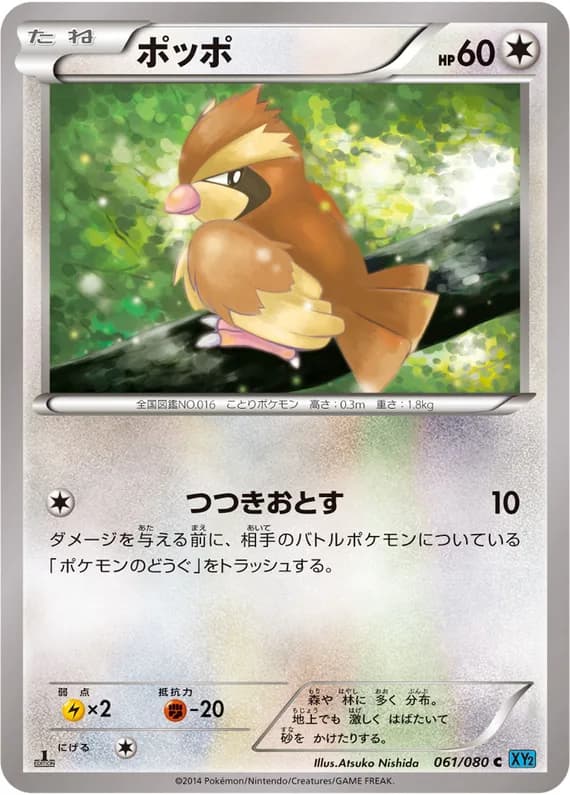 Wild Blaze 61 card front (Pidgey)