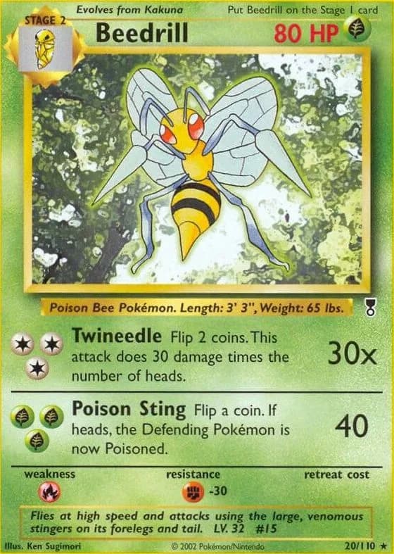 Beedrill card front, Legendary Collection 20/110