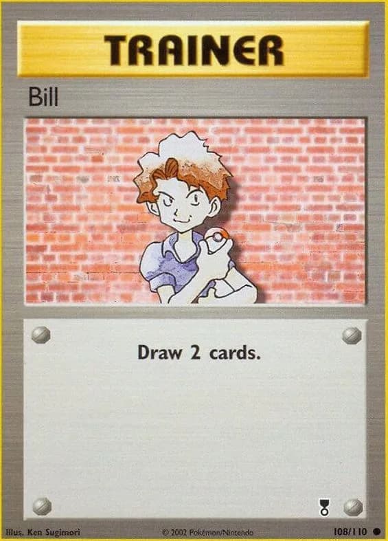 Bill card front, Legendary Collection 108/110