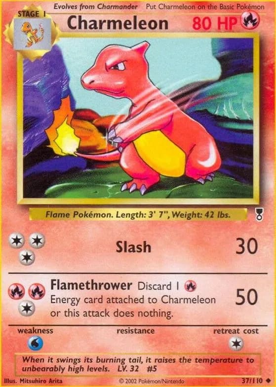 Charmeleon card front, Legendary Collection 37/110