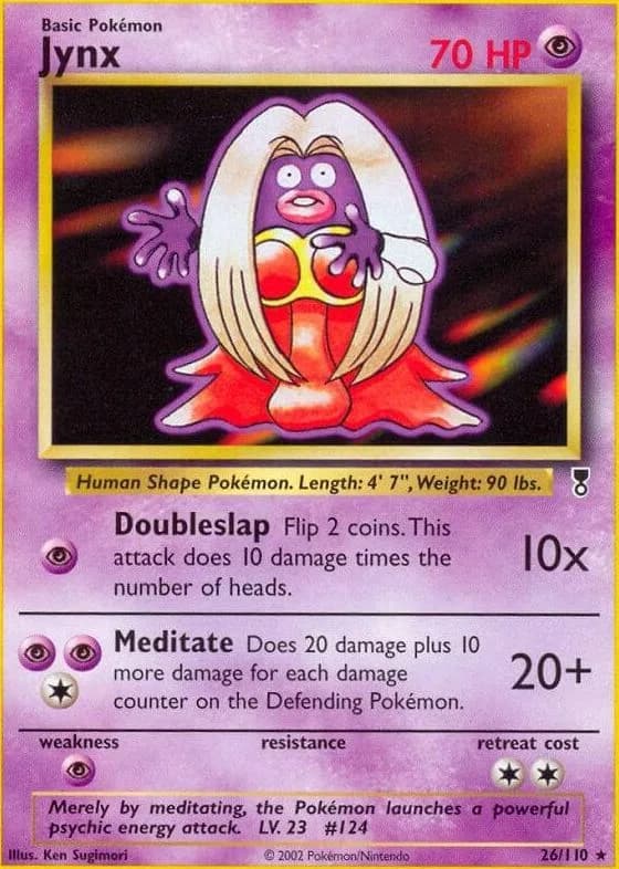 Jynx card front, Legendary Collection 26/110