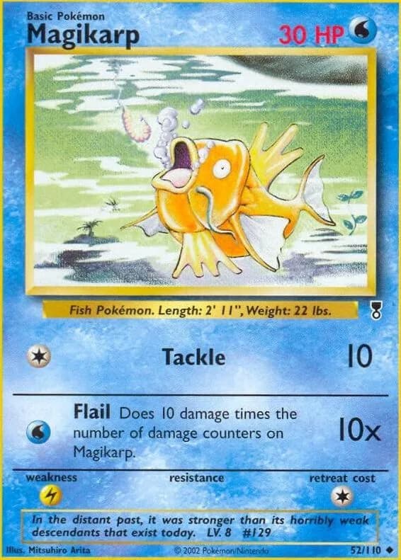 Magikarp card front, Legendary Collection 52/110