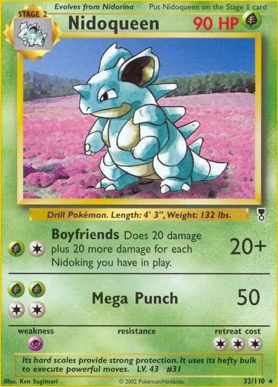 Nidoqueen card front, Legendary Collection 32/110