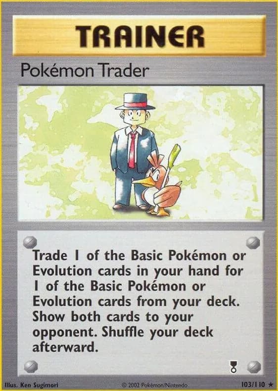 Pokémon Trader card front, Legendary Collection 103/110