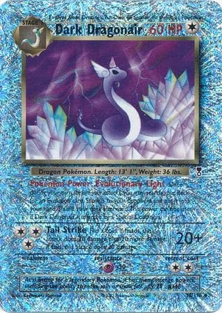 Dark Dragonair reverse holo card front, Legendary Collection 38/110