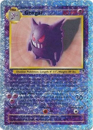 Legendary Collection Gengar reverse holo card front, 11/110