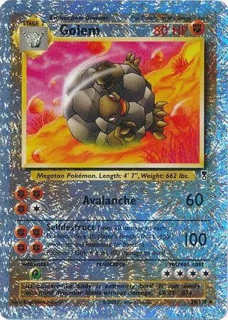Golem reverse holo card front, Legendary Collection 24/110