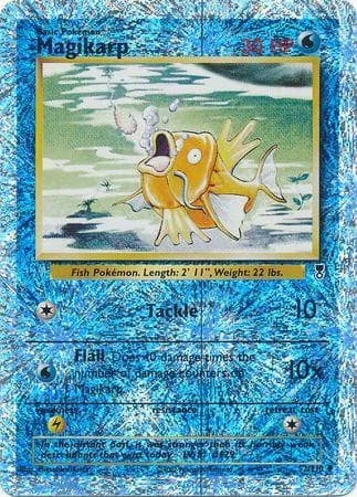 Magikarp reverse holo card front, Legendary Collection 52/110