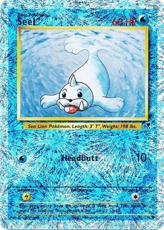 Seel reverse holo card front, Legendary Collection 92/110