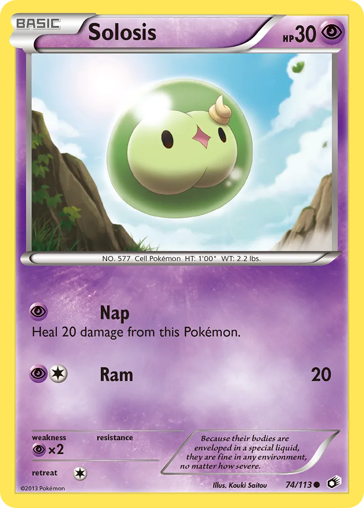 Legendary Treasures Solosis card front, 74/113