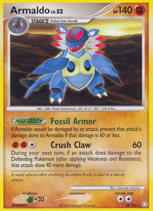 Legends Awakened Armaldo card front, 18/146