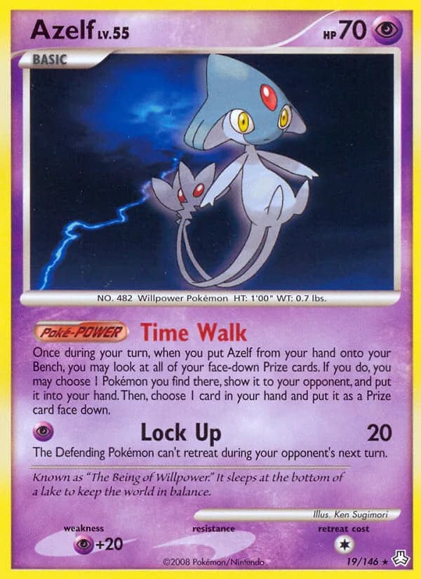 Legends Awakened Azelf card front, 19/146