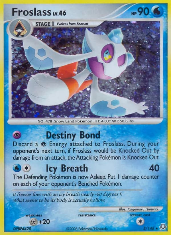Legends Awakened Froslass card front, 3/146