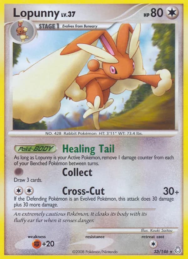 Legends Awakened Lopunny card front, 33/146