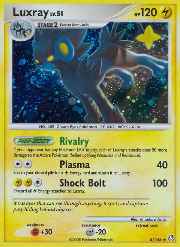 Luxray card front, Legends Awakened 8/146
