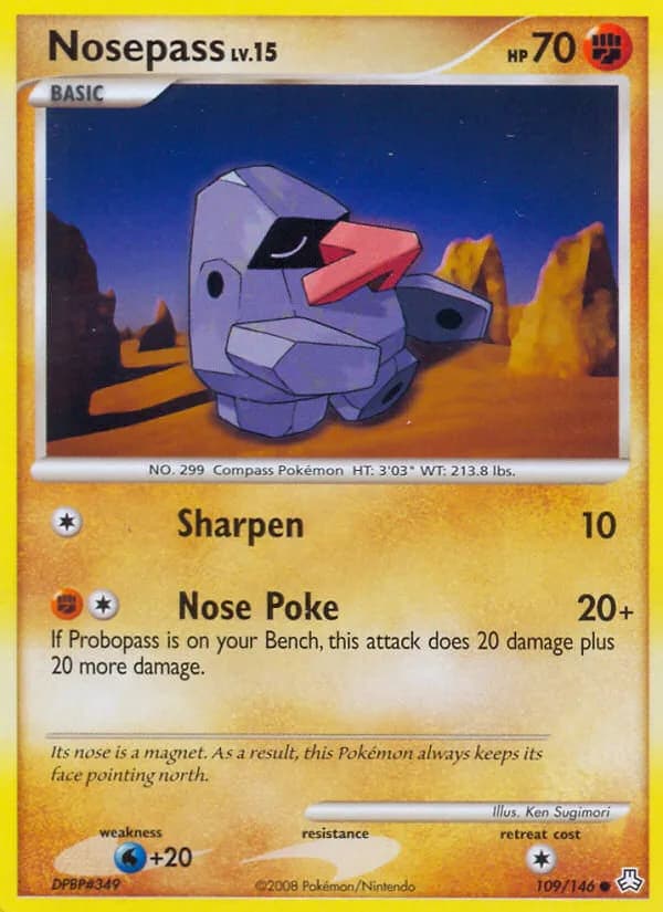 Legends Awakened Nosepass card front, 109/146