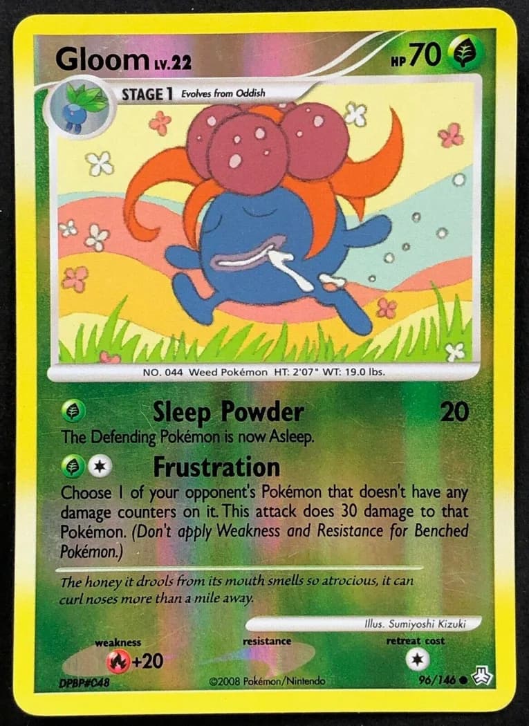 Gloom reverse holo card front, Legends Awakened 96/146