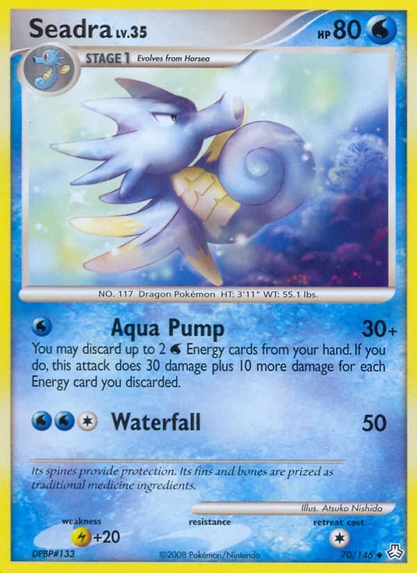 Legends Awakened Seadra card front, 70/146
