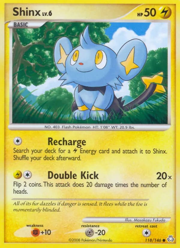 Legends Awakened Shinx card front, 118/146