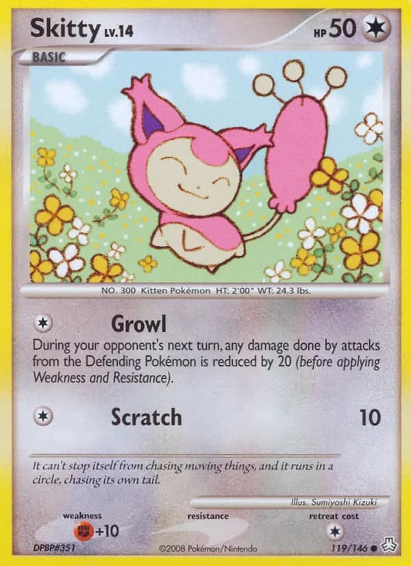 Legends Awakened Skitty card front, 119/146